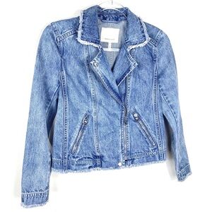Rebecca Taylor Washed Denim Jacket